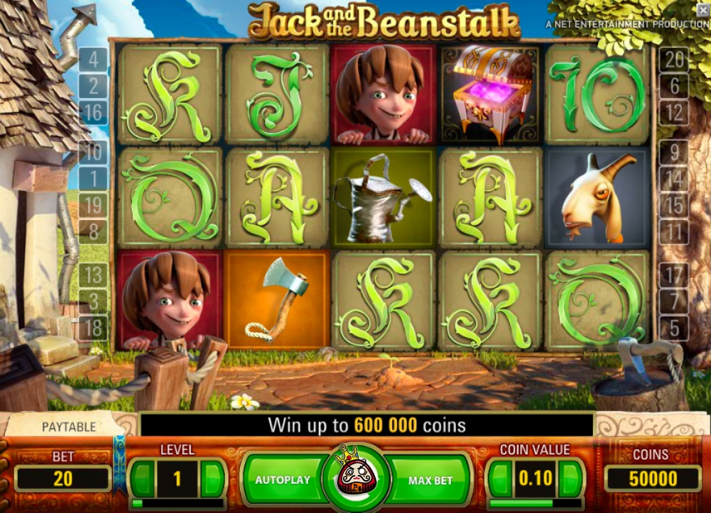 Jack and the beanstalk ワイルドシンボル